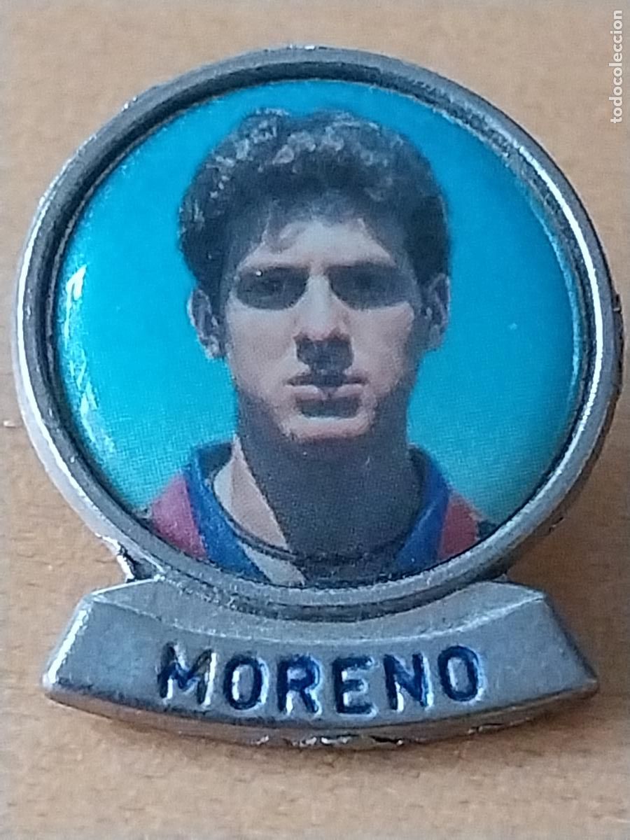 Sammelleidenschaft Sport: MORENO F C BARCELONA PIN GOTA VINTAGE 2,5 CM ALTO