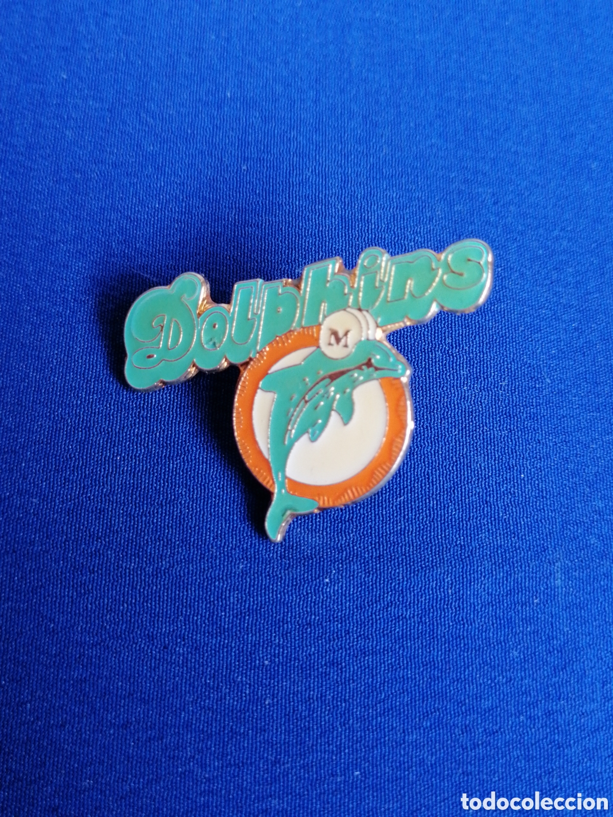 Sammelleidenschaft Sport: MIAMI DOLPHINS F&Uacute;TBOL AMERICANO A&Ntilde;O 1991 PIN