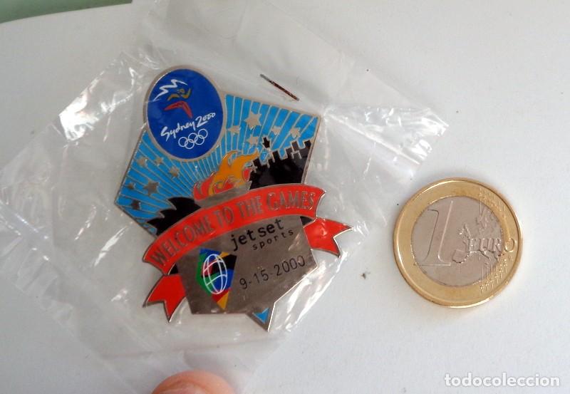 Sammelleidenschaft Sport: PIN BADGE INAUGURACION JUEGOS OL&Iacute;MPICOS OLYMPIC GAME SIDNEY 2000 JET SET SPORTS AMINCO PINS RARO