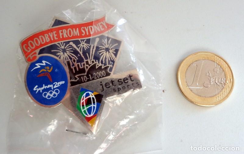 Sammelleidenschaft Sport: PIN BADGE CLAUSURA JUEGOS OL&Iacute;MPICOS OLYMPIC GAME SIDNEY 2000 JET SET SPORTS AMINCO PINS RARO