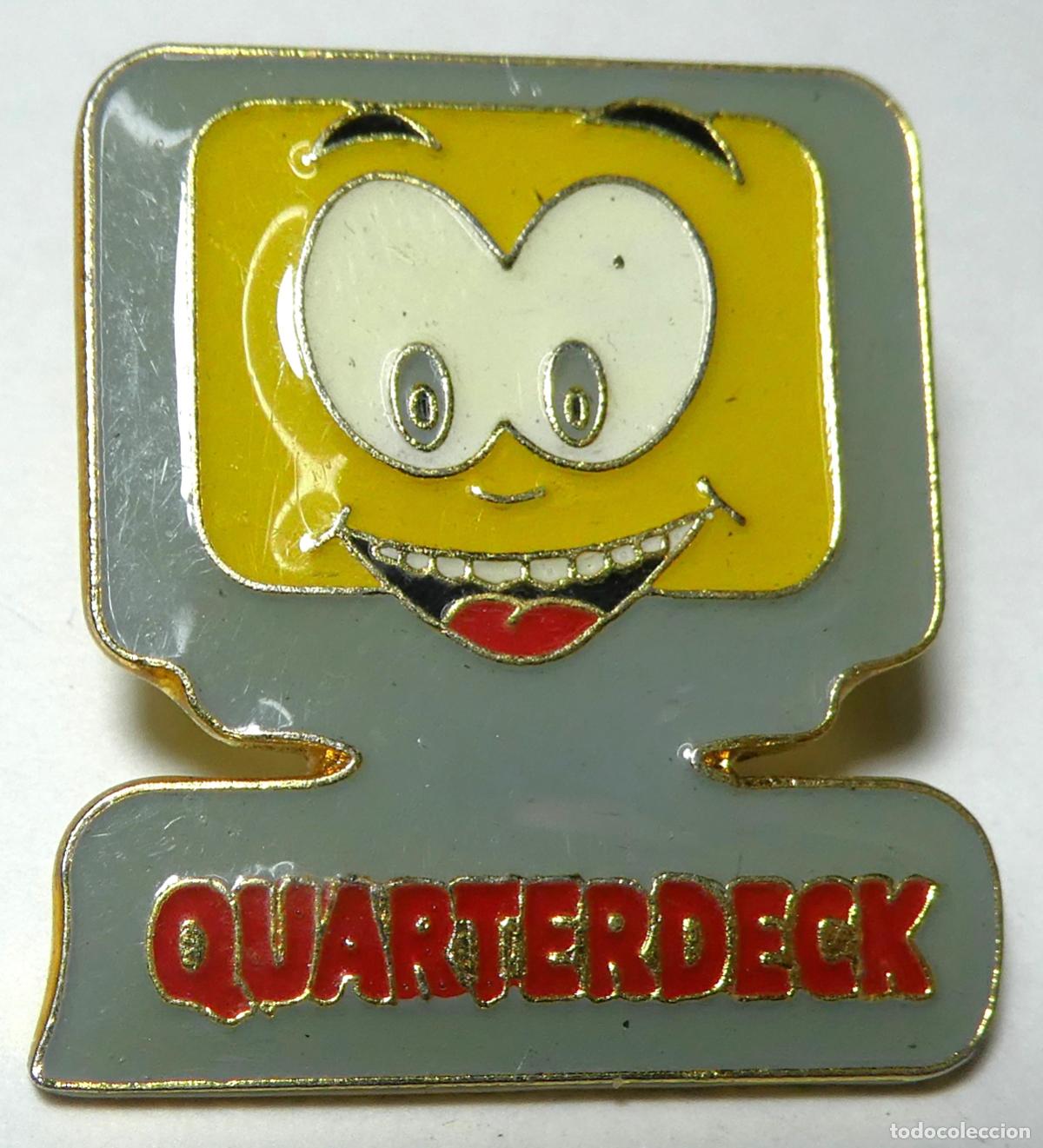 Sammelleidenschaft Sport: PIN Publicidad empresa de software QUARTERDECK, de pincho