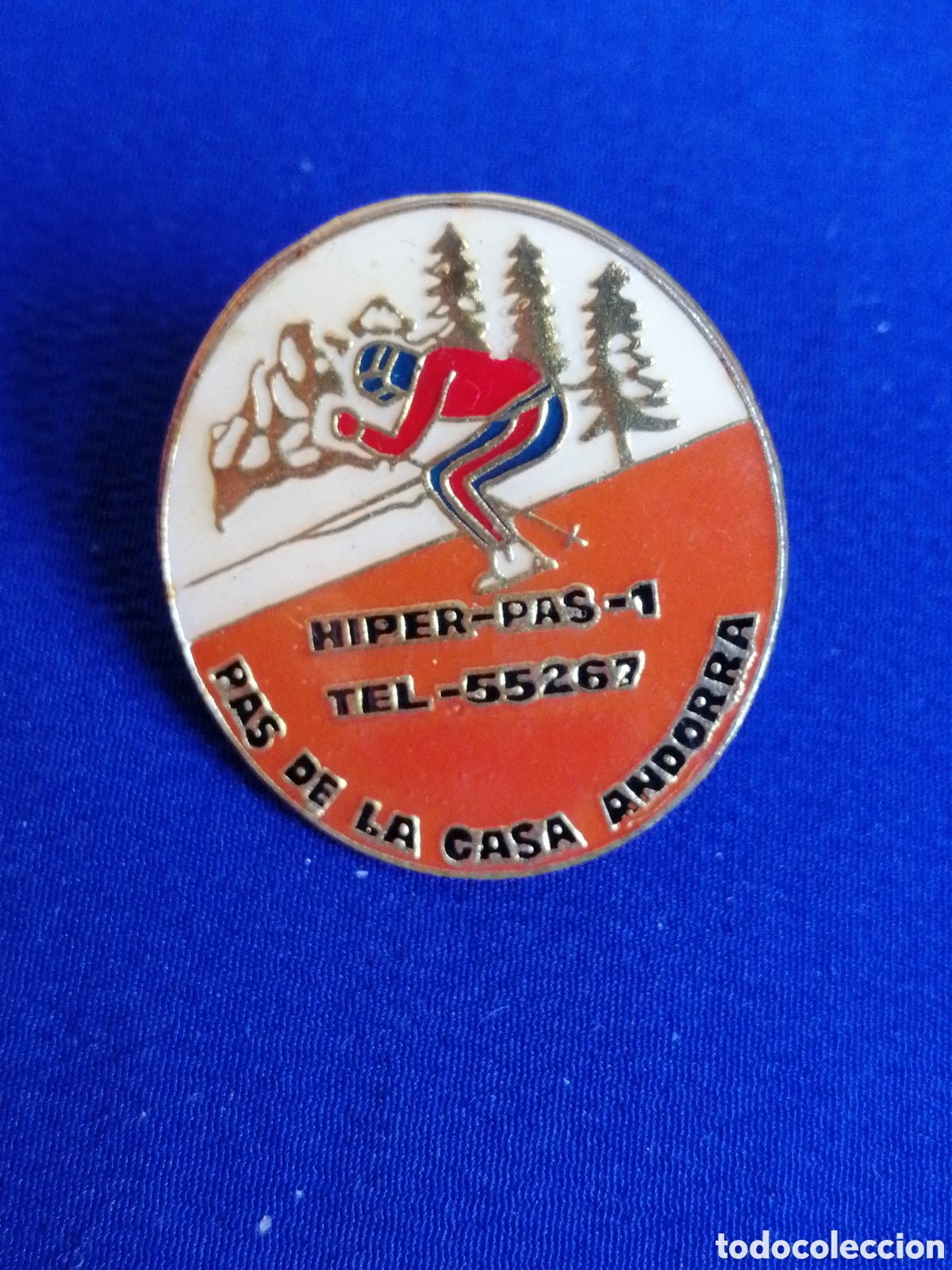 Sammelleidenschaft Sport: ESQUIADOR - PAS DE LA CASA DE ANDORRA PIN