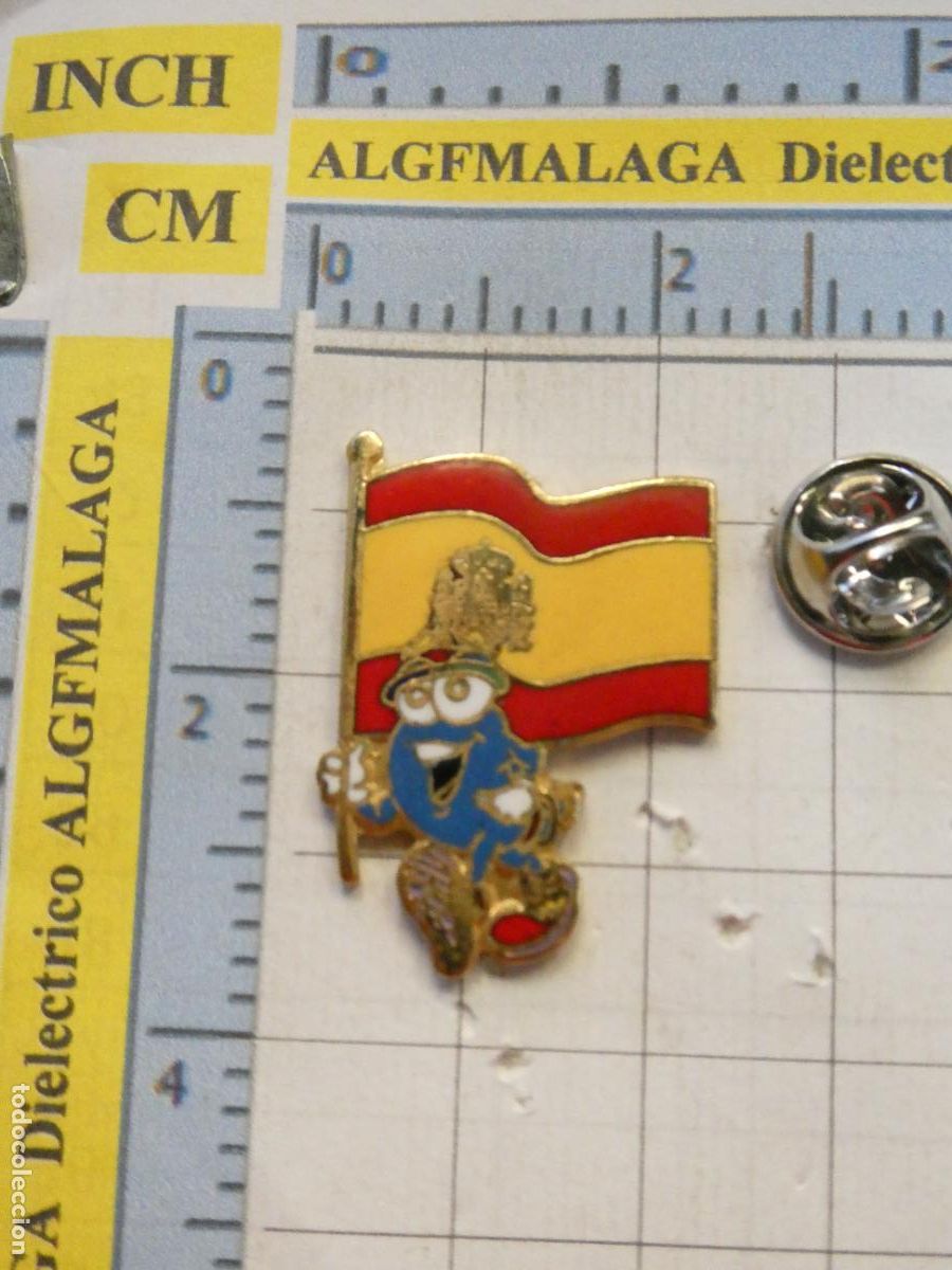 Collectionnisme sportif: PIN DE DEPORTES. JUEGOS OL&Iacute;MPICOS OLIMPIADAS ATLANTA 96 1996. MASCOTA IZZY BANDERA ESPA&Ntilde;A