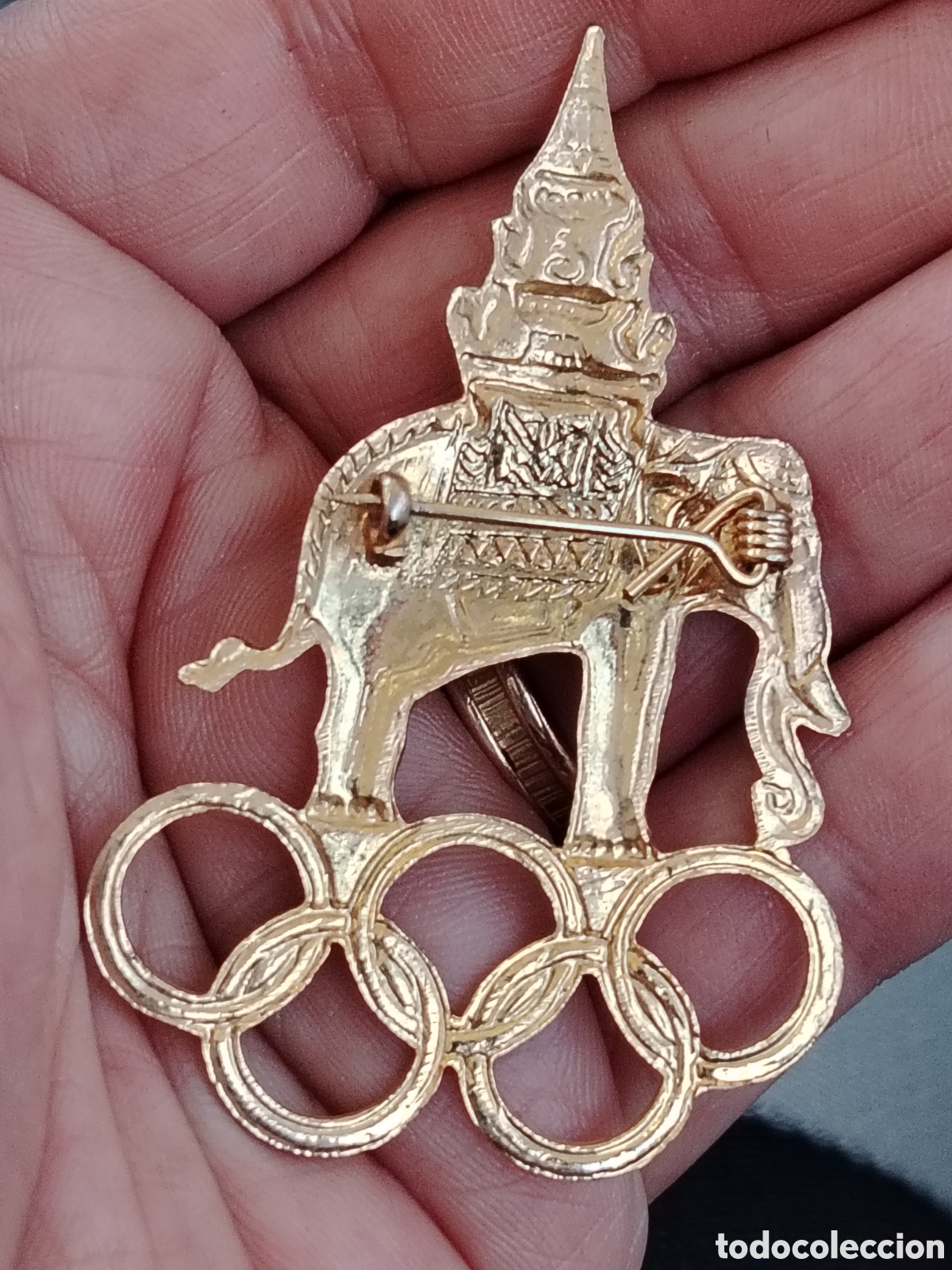 Coleccionismo deportivo: Insignia comit&eacute; Ol&iacute;mpico de Tailandia - Foto 2