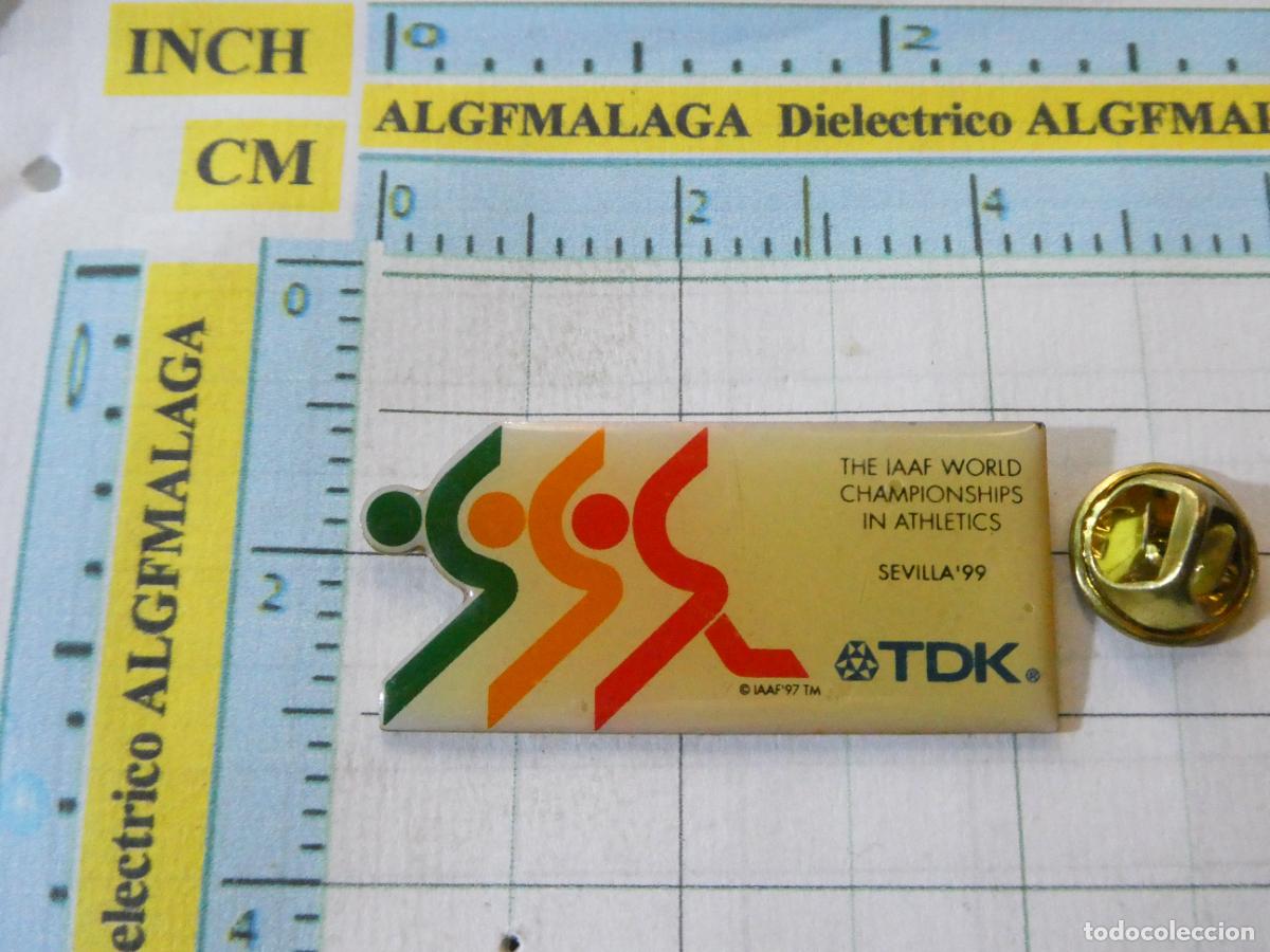 Coleccionismo deportivo: PIN DE DEPORTES. ATLETISMO MUNDIAL SEVILLA 99 1999 TDK