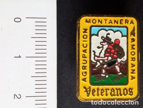 Coleccionismo deportivo: INSIGNIA DE OJAL - AGRUPACION MONTA&Ntilde;ERA ZAMORANA (VETERANOS)