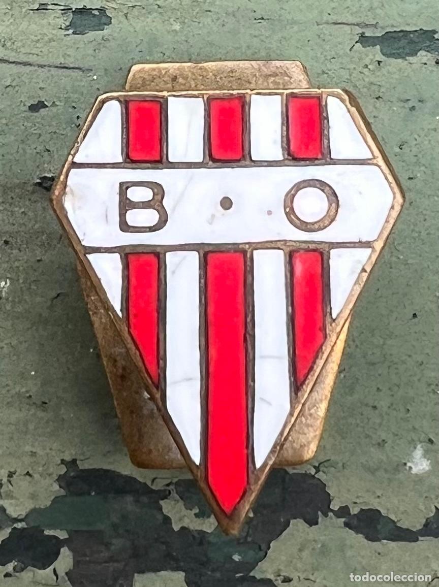 Coleccionismo deportivo: Antigua insignia esmaltada del Biarritz Olympique - Rugby (Pa&iacute;s Vasco Franc&eacute;s) - Francia