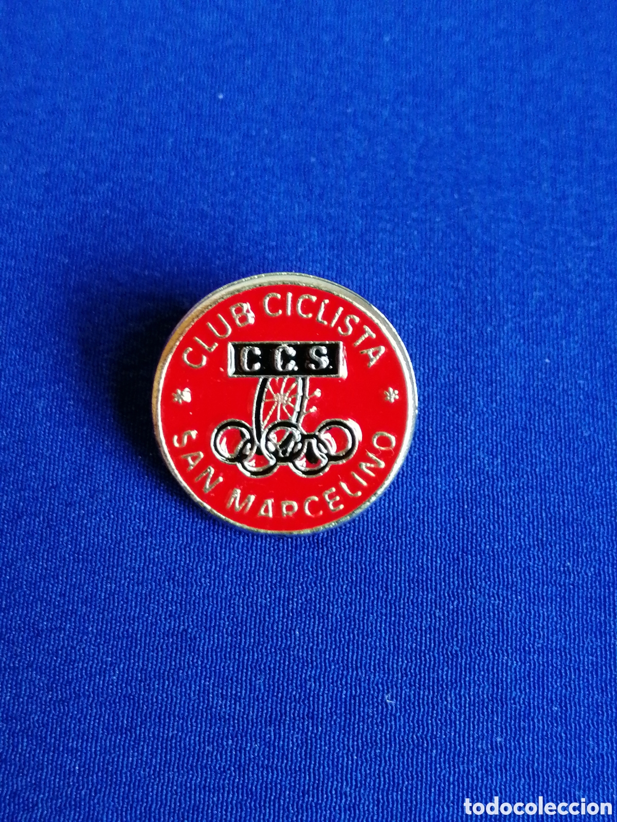 Sports collectibles: CLUB CICLISTA SAN MARCELINO PIN