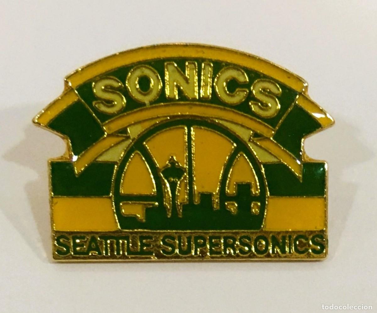 Sammelleidenschaft Sport: PIN VINTAGE USA DE BASKET NBA - SEATTLE SUPERSONICS BY PETER DAVID INC. (1988)