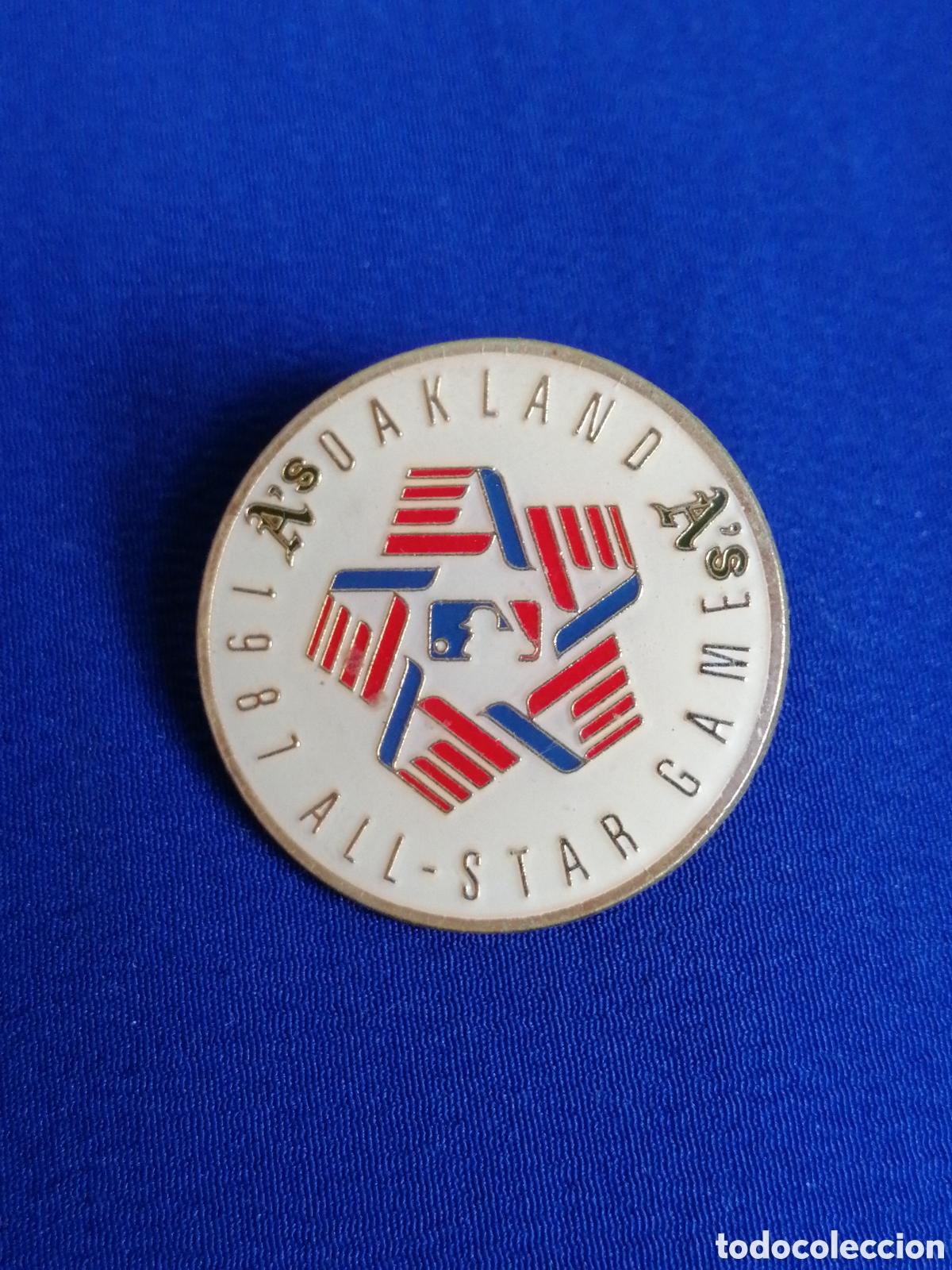 Sports collectibles: ALL STAR GAMES - OAKLAND- 1987 B&Eacute;ISBOL PIN