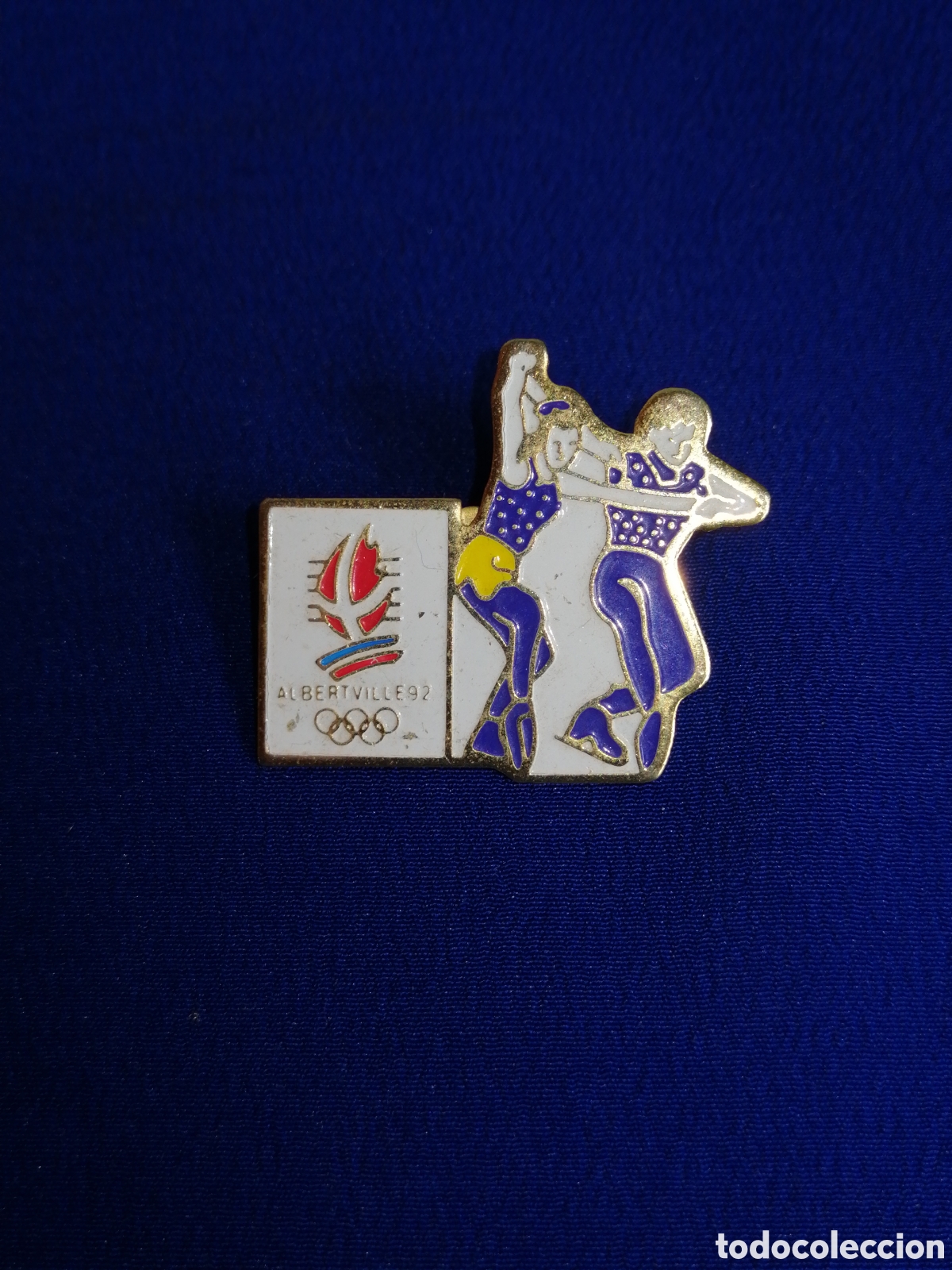 Sports collectibles: ALBERTVILLE 92 OLIMPIADAS INVIERNO PATINAJE ART&Iacute;STICO PIN