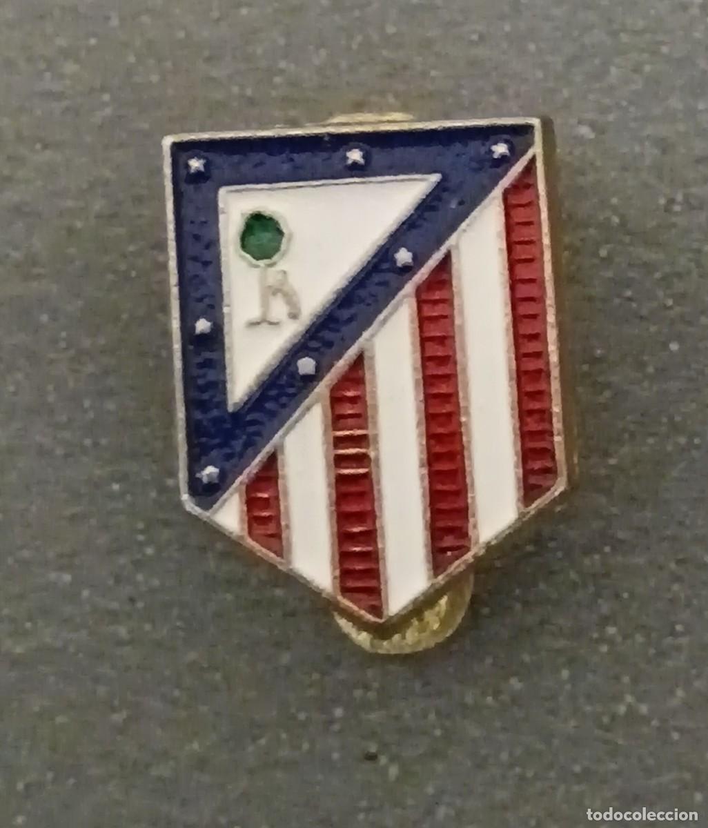 Coleccionismo deportivo: PIN SOLAPA ATL&Eacute;TICO DE MADRID 1 CM. DI&Aacute;METRO