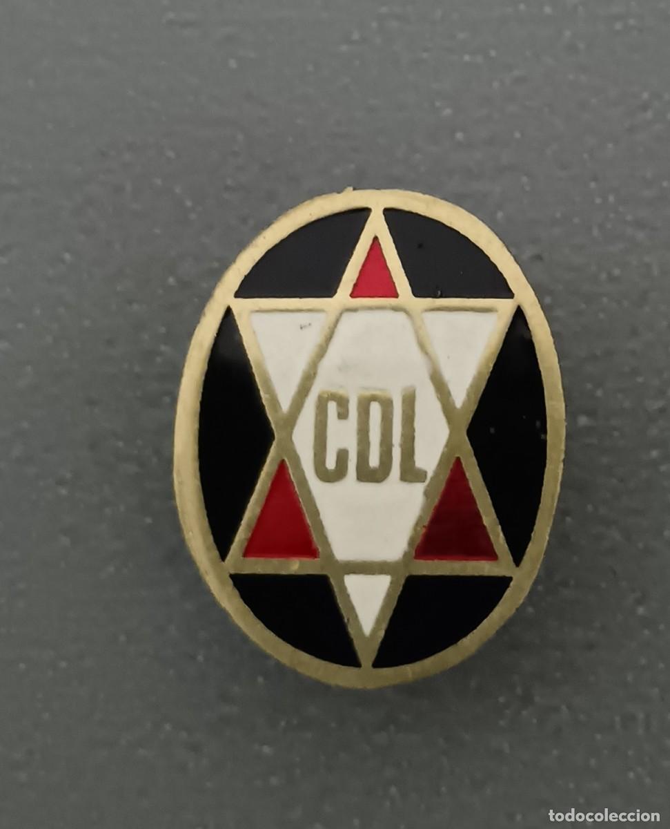 Coleccionismo deportivo: PIN INSIGNIA CLUB DEPORTIVO LOGRO&Ntilde;&Eacute;S 1 CM. DI&Aacute;METRO