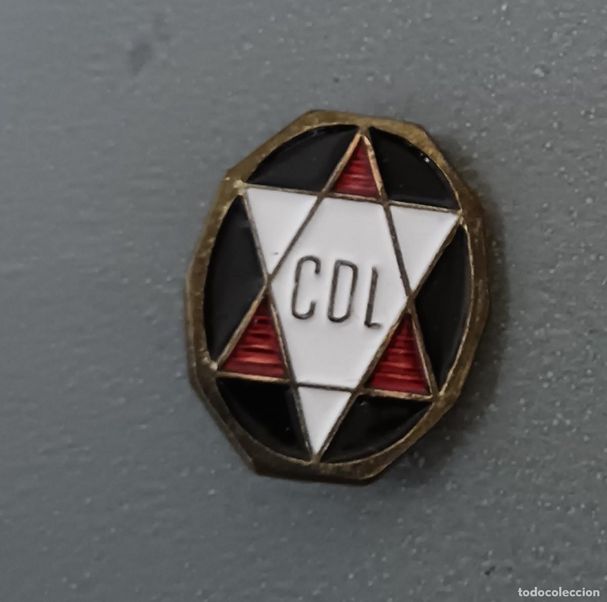 Coleccionismo deportivo: PIN INSIGNIA CLUB DEPORTIVO LOGRO&Ntilde;&Eacute;S 1 CM. DI&Aacute;METRO