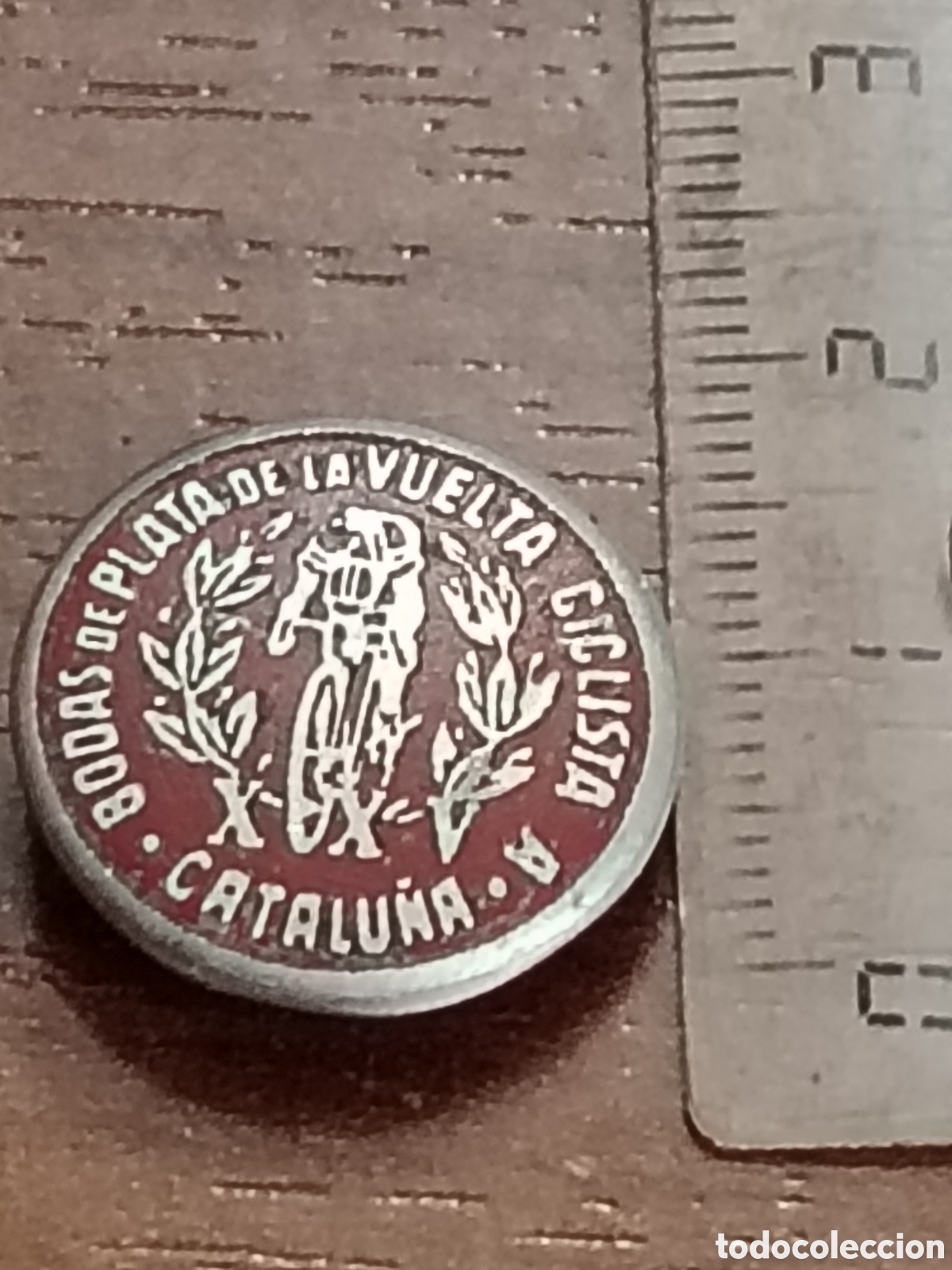 Coleccionismo deportivo: Insignia Bodas de plata de la Vuelta Ciclista a Catalunya XXV