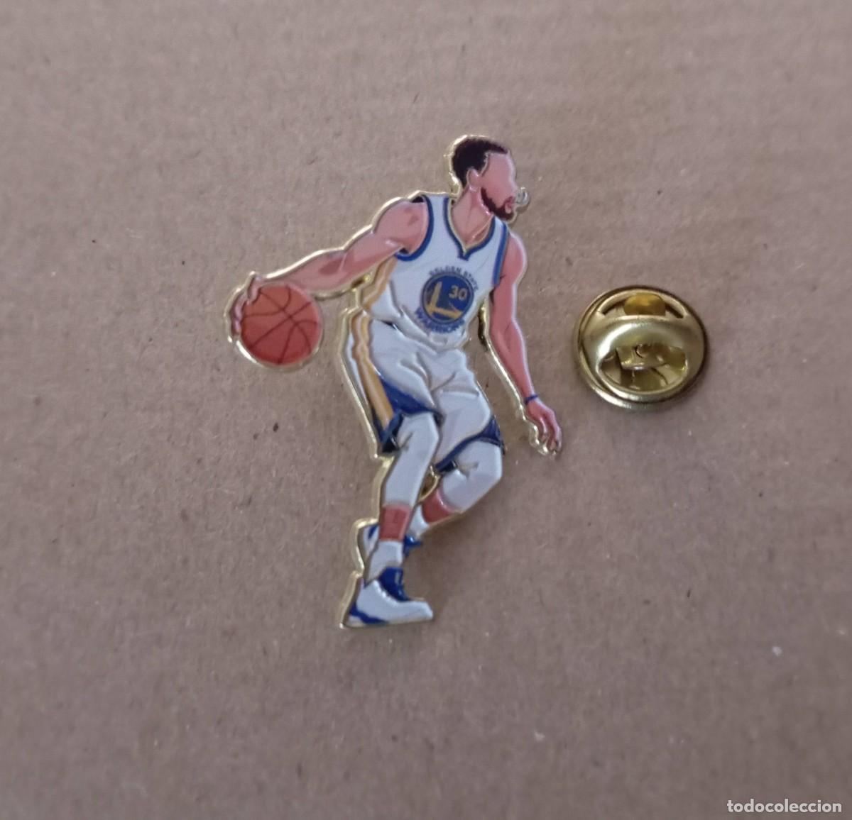 Coleccionismo deportivo: -PIN DE BALONCESTO BASKET NBA DE STEPHEN CURRY GOLDEN STATE WARRIORS