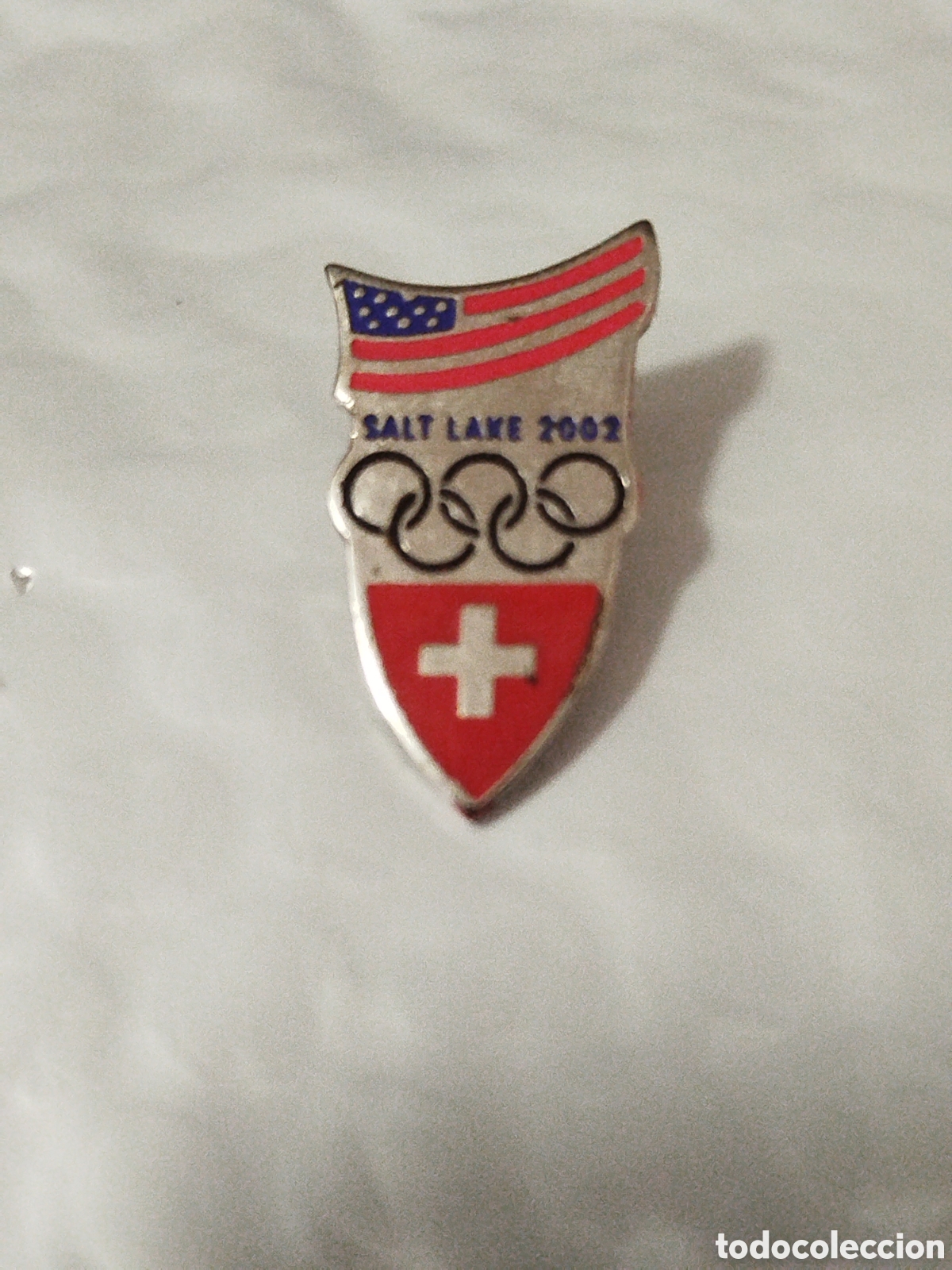 Coleccionismo deportivo: PINS OL&Iacute;MPICOS.JUEGOS OLIMPICOS DE INVIERNO .COMITE.OLIMPICO SUIZA.salt.lake 2002.USA