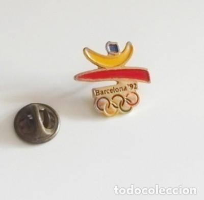 Coleccionismo deportivo: PIN LOGOTIPO DE JUEGOS OL&Iacute;MPICOS BARCELONA 92 JJOO BARCELONA92 1992 ESPA&Ntilde;A LOGO DEPORTE
