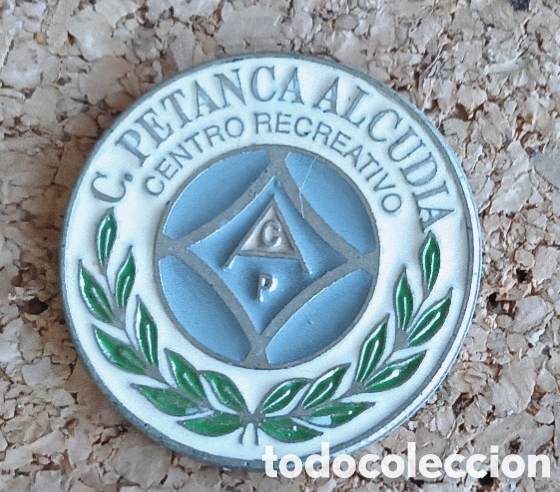 Coleccionismo deportivo: PIN CLUB PETANCA ALCUDIA CENTRO RECREATIVO