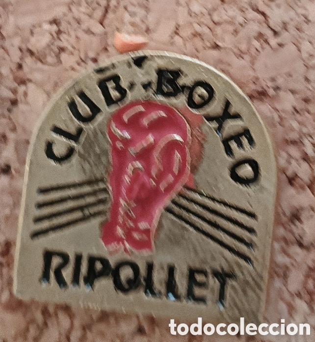 Coleccionismo deportivo: PIN CLUB BOXEO RIPOLLET