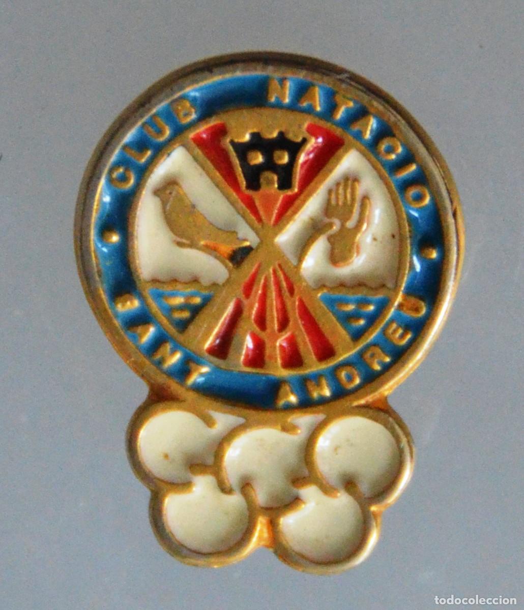 Coleccionismo deportivo: PIN CLUB NATACI&Oacute; SANT ANDREU (BARCELONA)