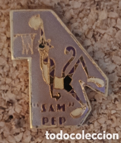 Coleccionismo deportivo: PIN CLUB BASQUET SAN JOSEP BADALONA &rdquo; SAM PEP&rdquo;