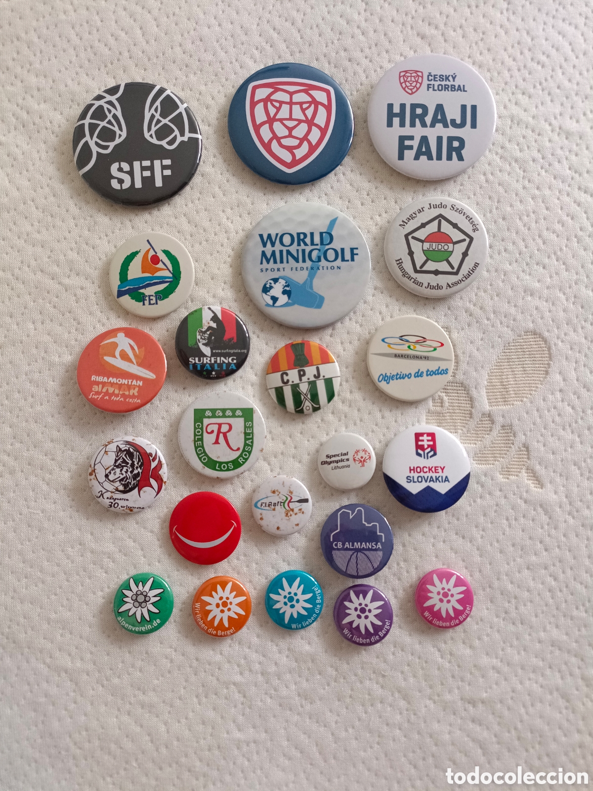 Coleccionismo deportivo: LOTE CHAPAS DE DEPORTES