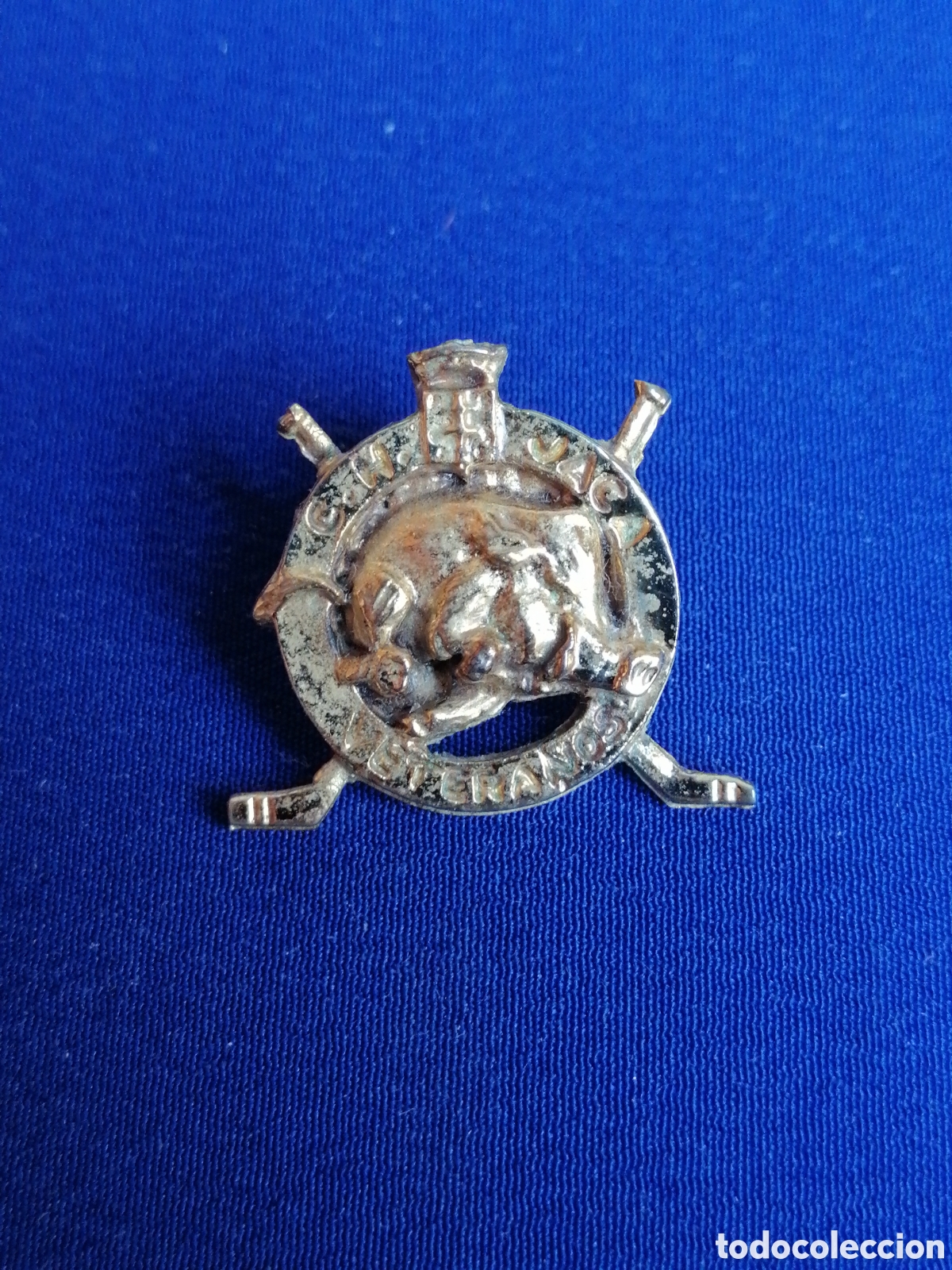 Coleccionismo deportivo: CLUB DE HOCKEY JACA VETERANOS PIN