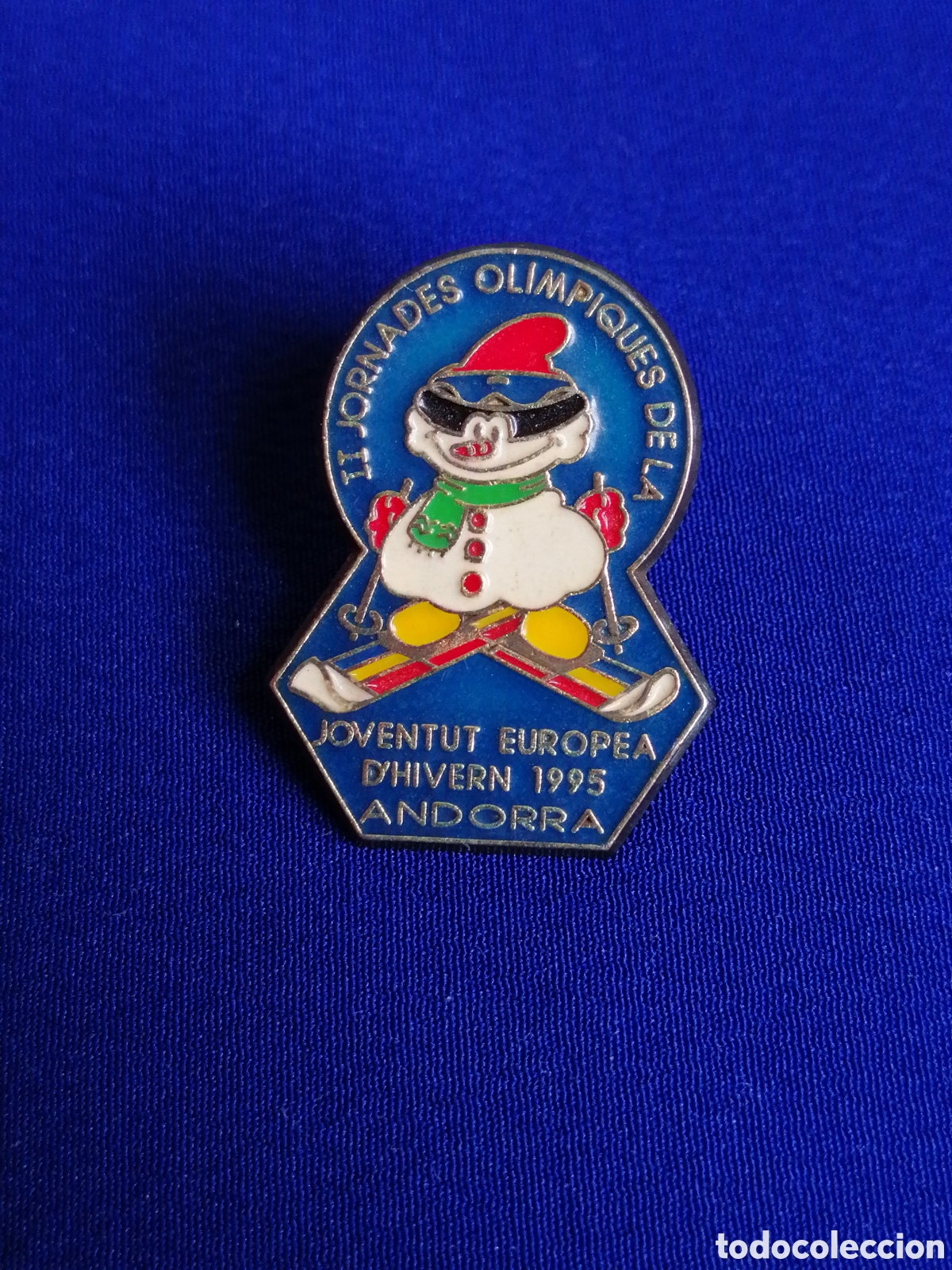 Coleccionismo deportivo: II JORNADES OLIMPIQUES DE LA JOVENTUD EUROPEA 1995 ANDORRA PIN