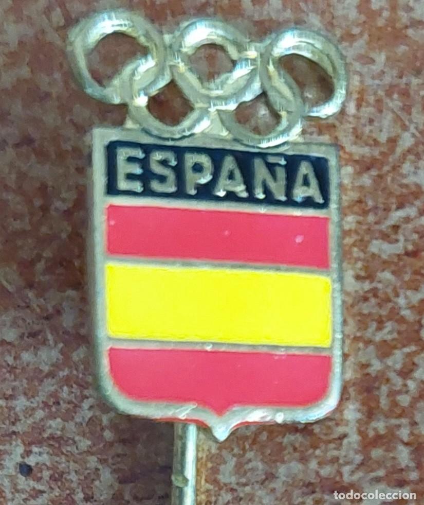 Coleccionismo deportivo: Insignia aguja comit&eacute; ol&iacute;mpico espa&ntilde;ol 1978