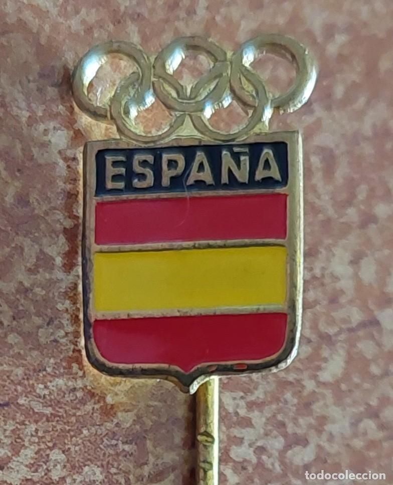 Coleccionismo deportivo: Insignia aguja comit&eacute; ol&iacute;mpico espa&ntilde;ol 1978