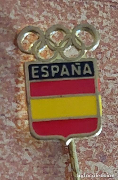 Coleccionismo deportivo: Insignia aguja comit&eacute; ol&iacute;mpico espa&ntilde;ol 1978