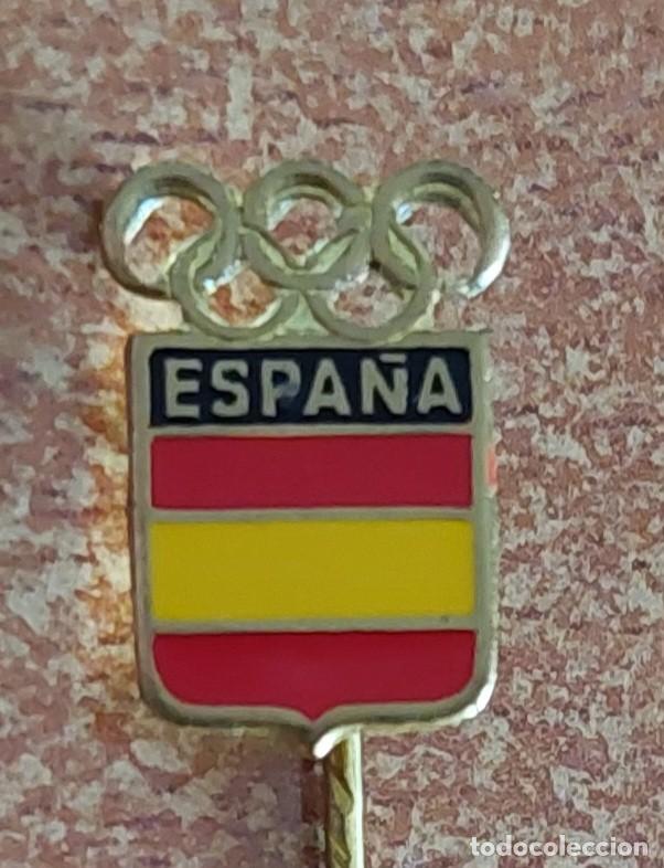 Coleccionismo deportivo: Insignia aguja comit&eacute; ol&iacute;mpico espa&ntilde;ol 1978