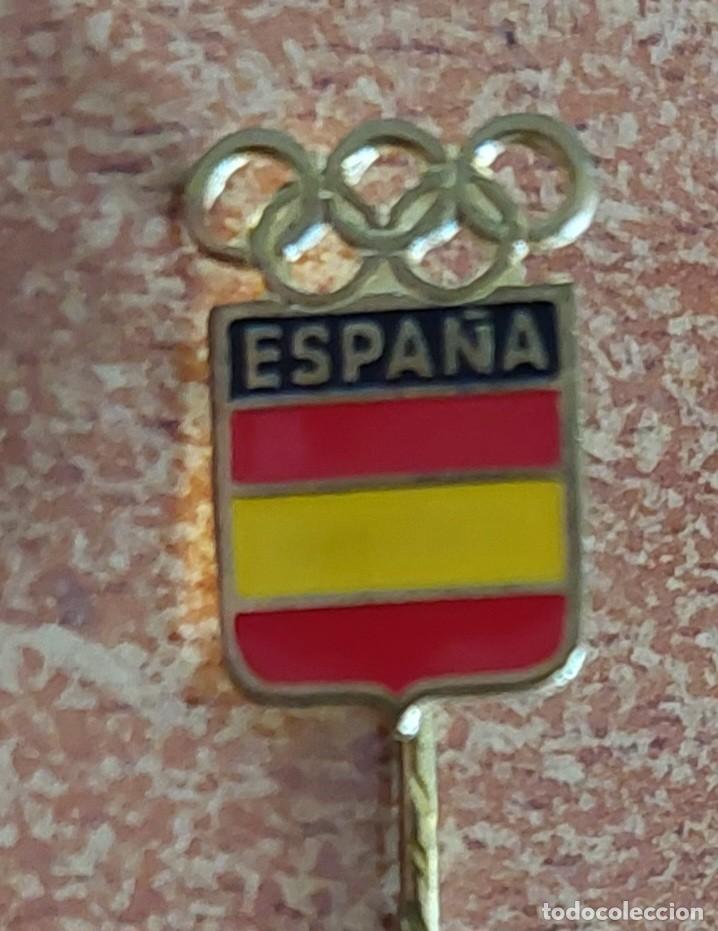 Coleccionismo deportivo: Insignia aguja comit&eacute; ol&iacute;mpico espa&ntilde;ol 1978