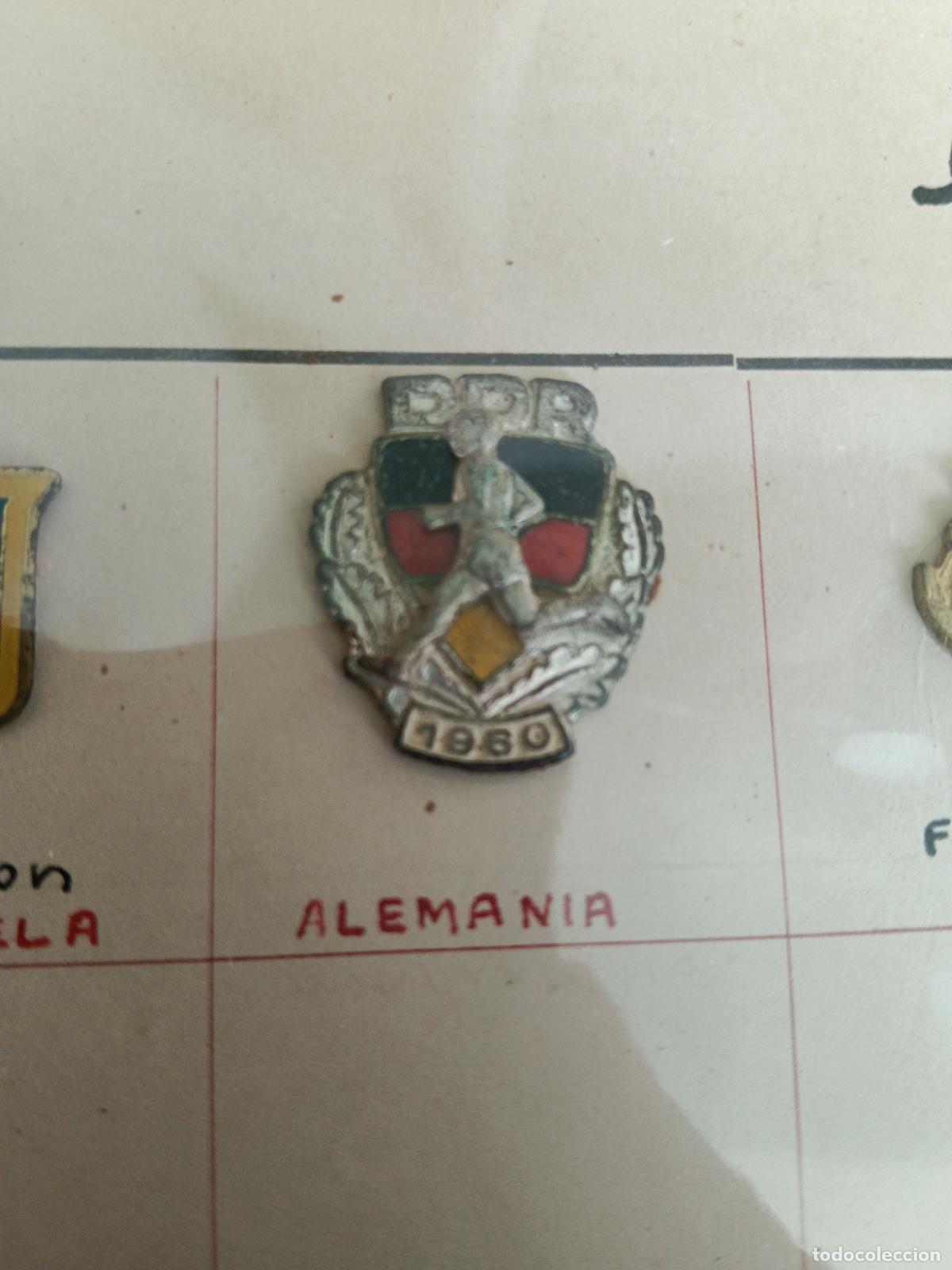 Coleccionismo deportivo: Antiguo pin federaci&oacute;n deportes rda republica democr&aacute;tica alemana 1960 insignia antigua