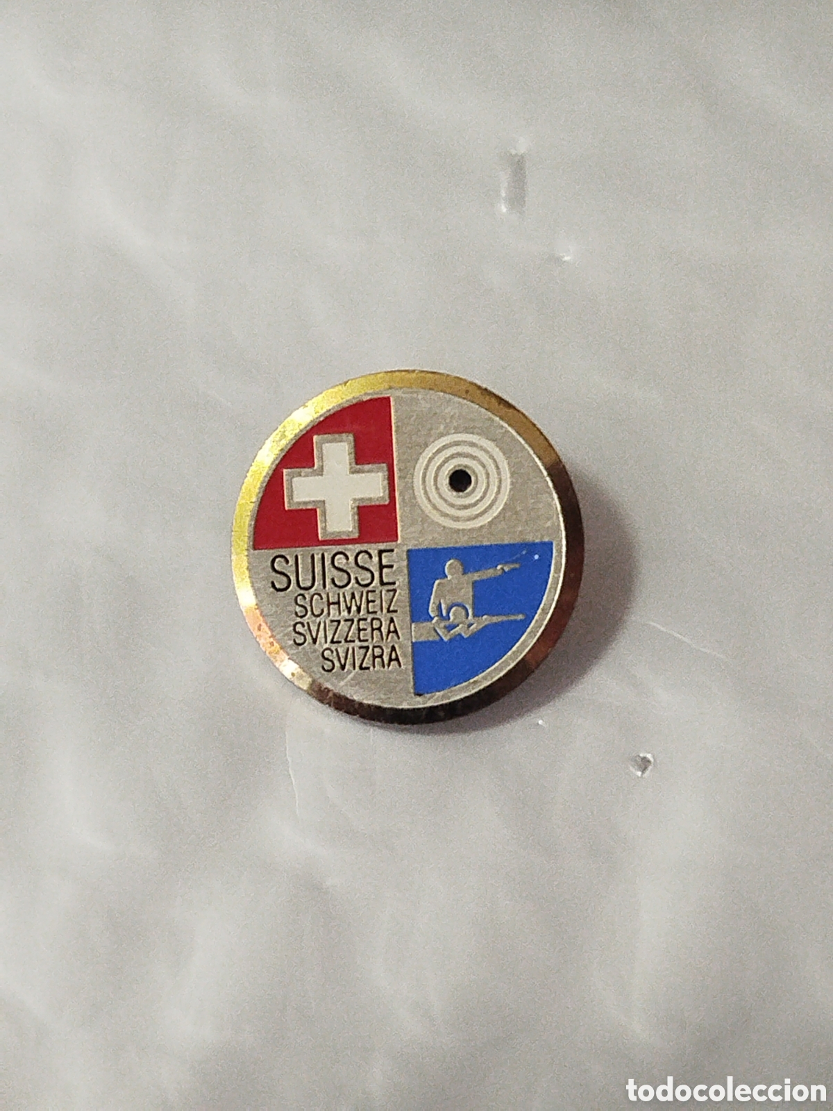 Coleccionismo deportivo: INSIGNIA DE DEPORTES DE TIRO.FEDERACION SUIZA DE TIRO