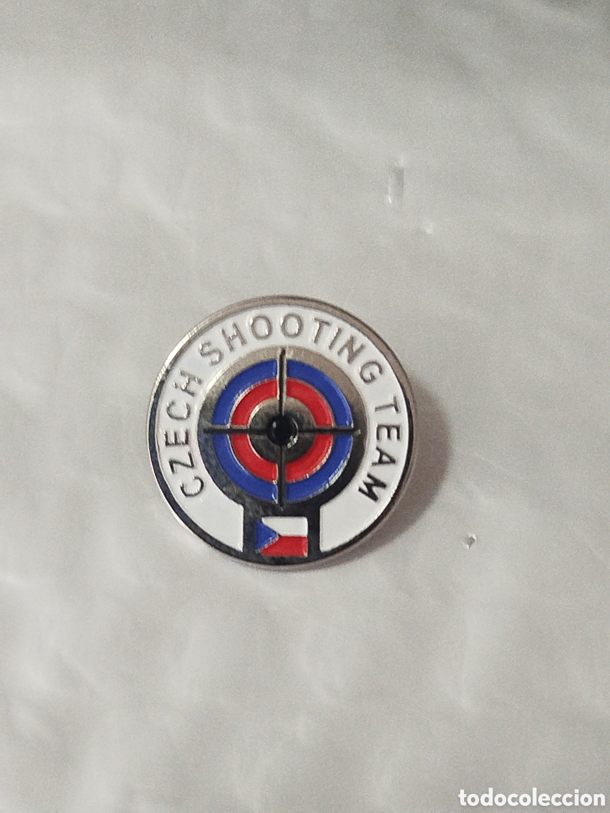 Coleccionismo deportivo: INSIGNIA DE TIRO.FEDERACION CHECA DE TIRO