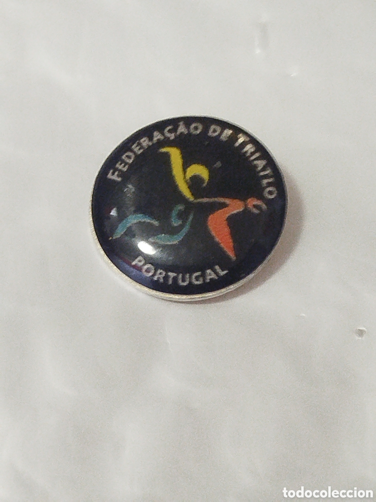 Coleccionismo deportivo: INSIGNIA DE DEPORTES.FEDERACION PORTUGU&Eacute;SA DE TRIATL&Oacute;N