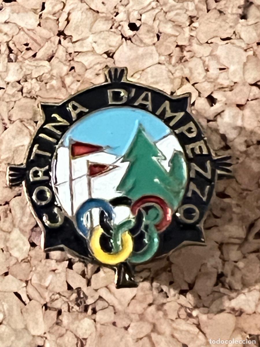 Coleccionismo deportivo: Insignia aguja deporte esqu&iacute; monta&ntilde;ero excursionista alpinista escalada CORTINA D&rsquo;AMPEZZO