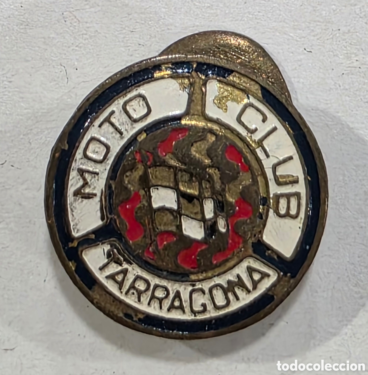 Coleccionismo deportivo: Insignia ojal Moto Club Tarragona - Motociclismo Motocicleta