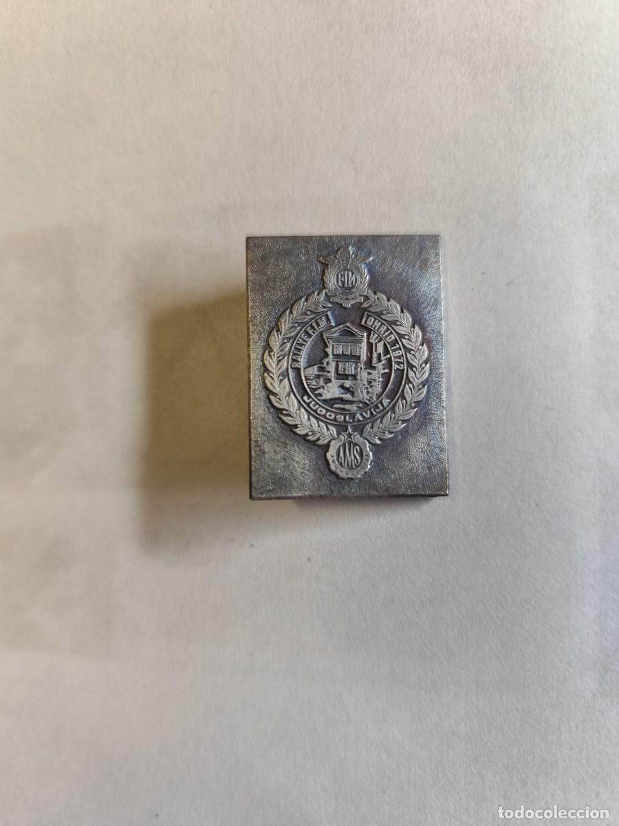 Coleccionismo deportivo: PIN O INSIGNIA RALLYE FILM OHRID 1972 YUGOSLAVIA , MOTOCICLISMO