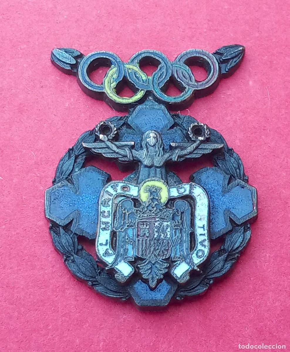 Coleccionismo deportivo: Insignia Antigua Al M&eacute;rito Deportivo.