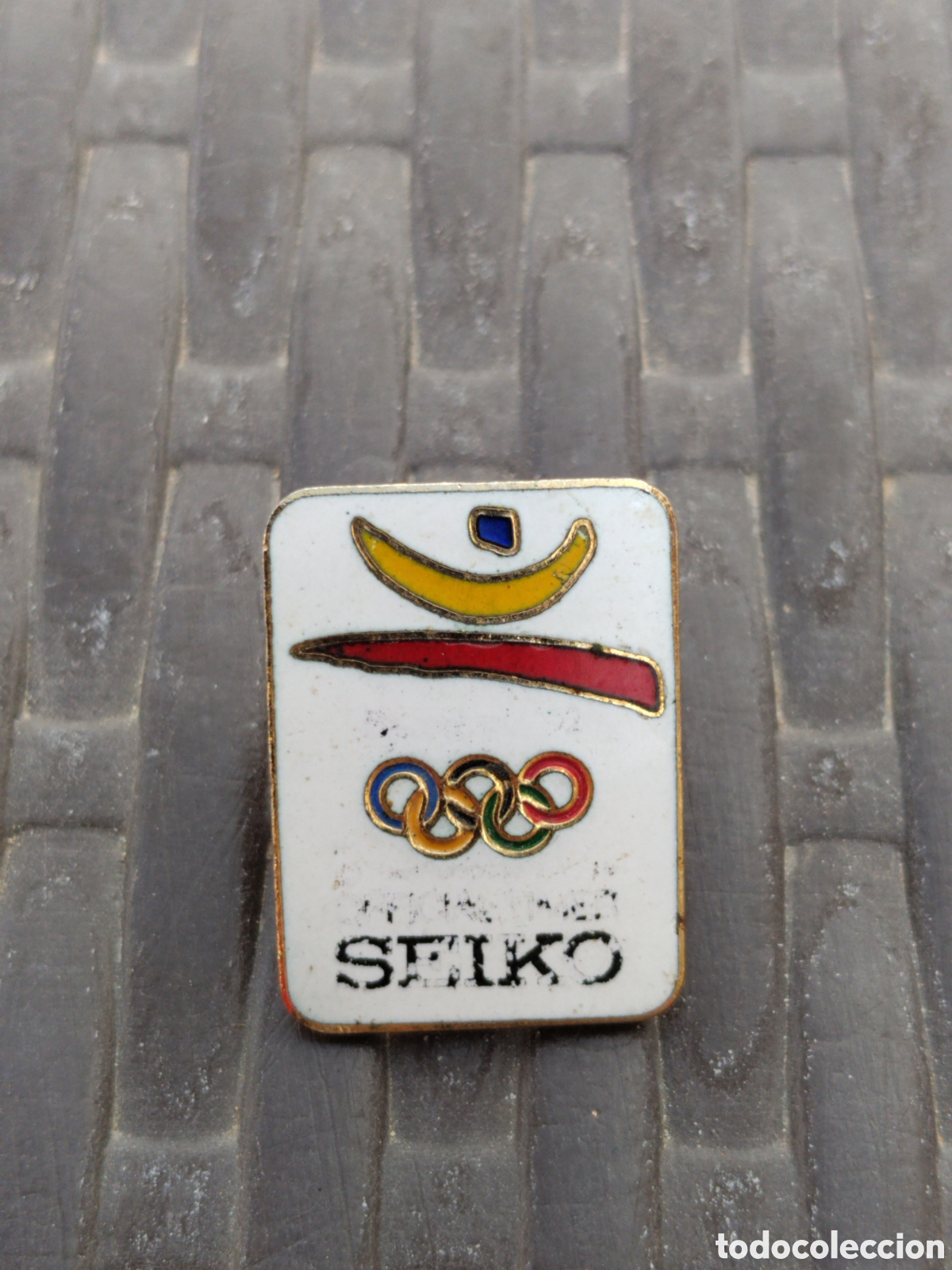 Coleccionismo deportivo: Pin olimpiadas Barcelona 92 seiko.oficial timer.olimpico.coby.petra.paralimlicos.catalunya.deportes