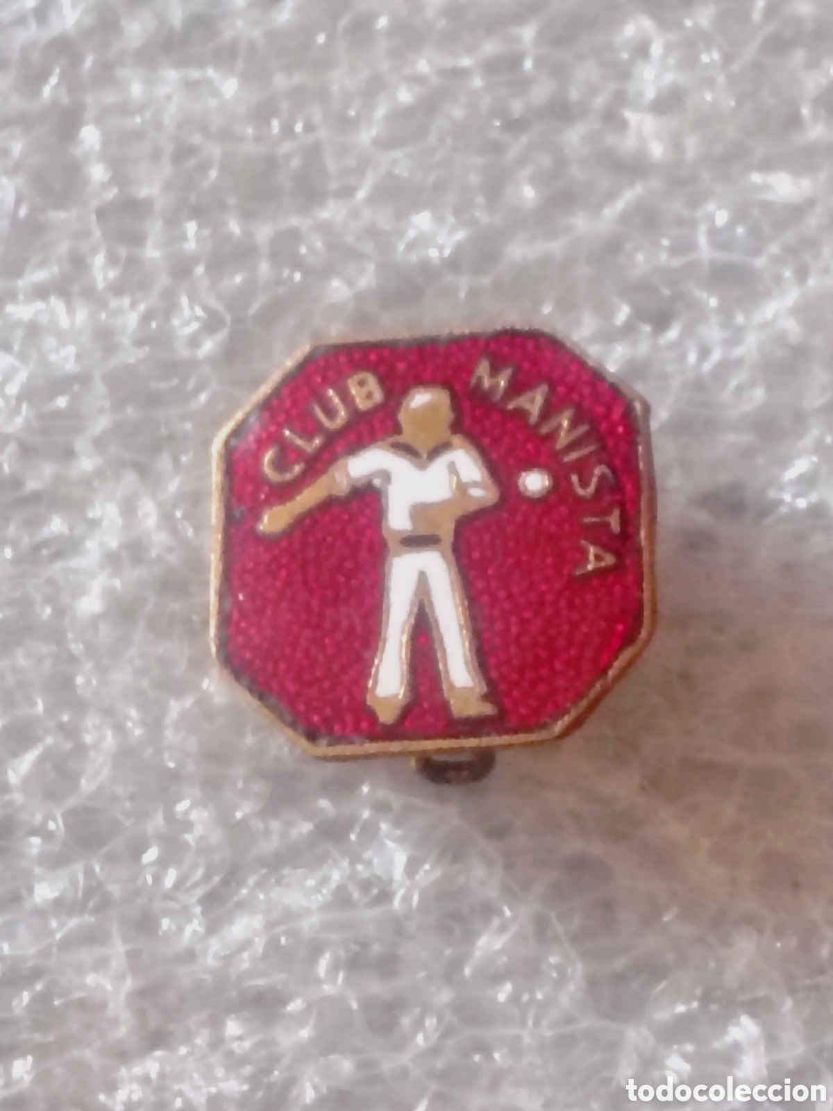 Coleccionismo deportivo: PIN INSIGNIA, CLUB MANISTA, PELOTA VASCA