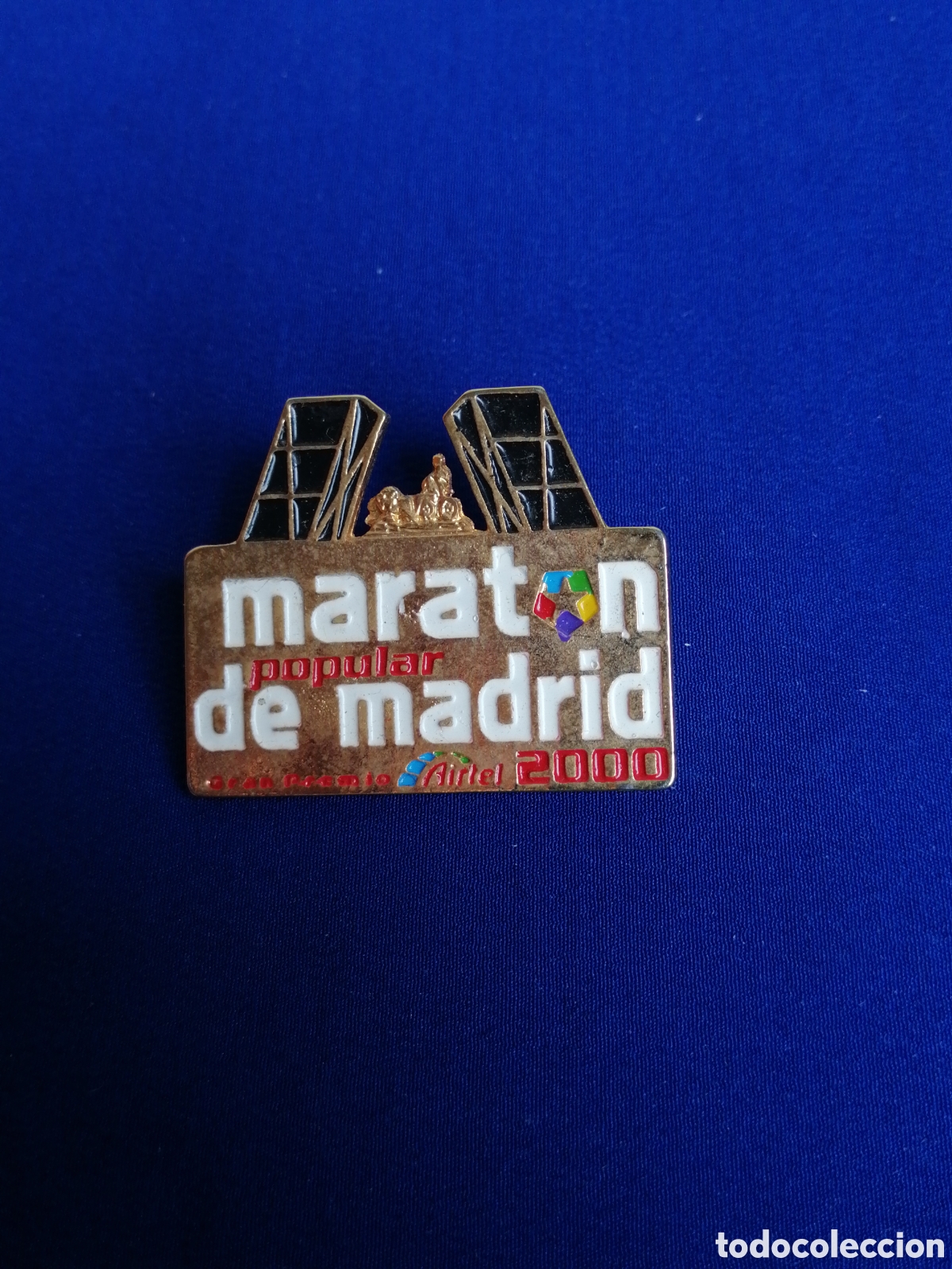 Coleccionismo deportivo: MARAT&Oacute;N DE MADRID - AIRTEL 2000 PIN