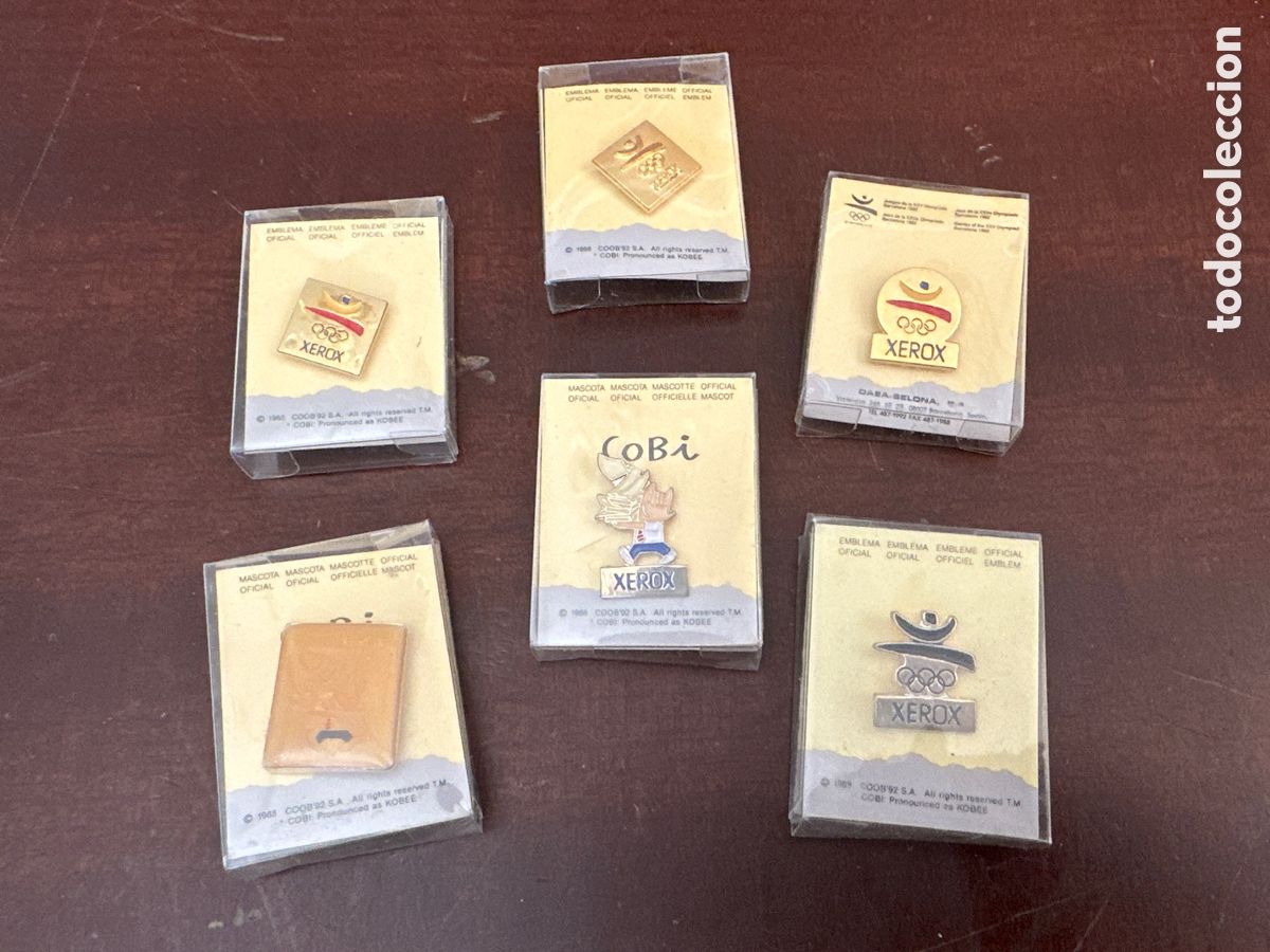 Coleccionismo deportivo: LIRE DE 6 PINS DE LAS OLIMPIADAS DE BARCELONA 92 NUEVOS EN CAJA