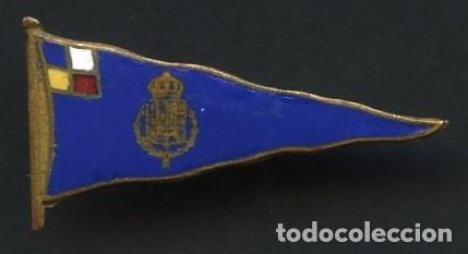 Coleccionismo deportivo: INSIGNIA ESMALTADA, PIN ANTIGUO, BANDER&Iacute;N N&Aacute;UTICA