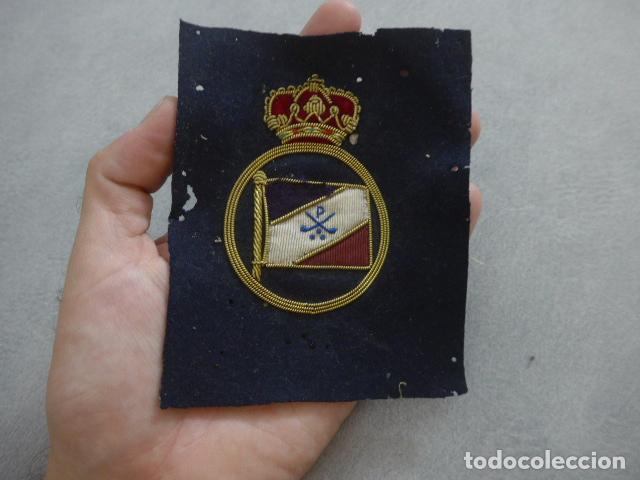 Coleccionismo deportivo: Antiguo parche bodado de Hockey de principios siglo XX a identificar.