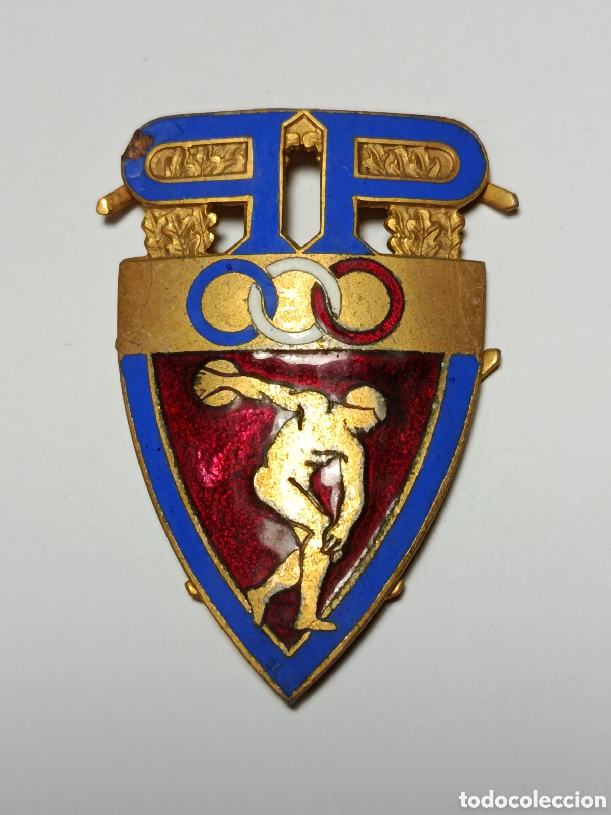 Coleccionismo deportivo: Insignia instructor de deporte , Paris . A&ntilde;os 50