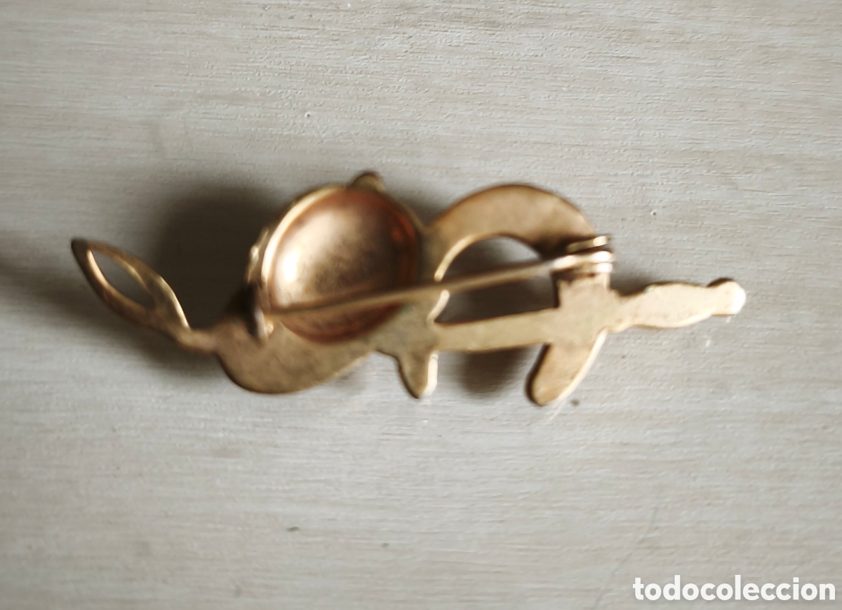 Coleccionismo deportivo: Broche de hipica. 4 cms. - Foto 2